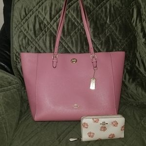 Coach handbag and wallet